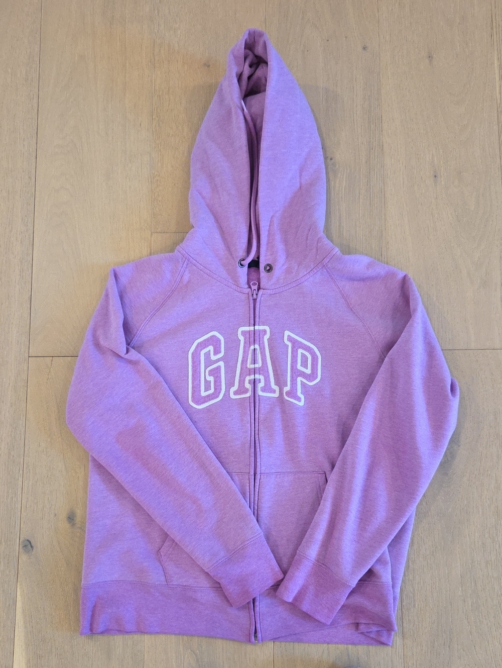 GAP Pink/Purple Full-Zip Hooded Sweatshirt